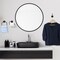4-Piece Wall-Mounted Bathroom Accessories Set Matte Black Towel Ring, Toilet Paper Holder & 2 Double Robe Hooks Space-Saving Modern Bathroom Hardware